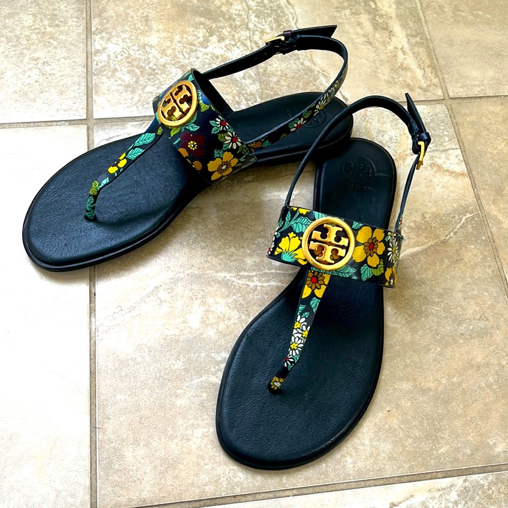 Tory Burch Benton Floral Sandals